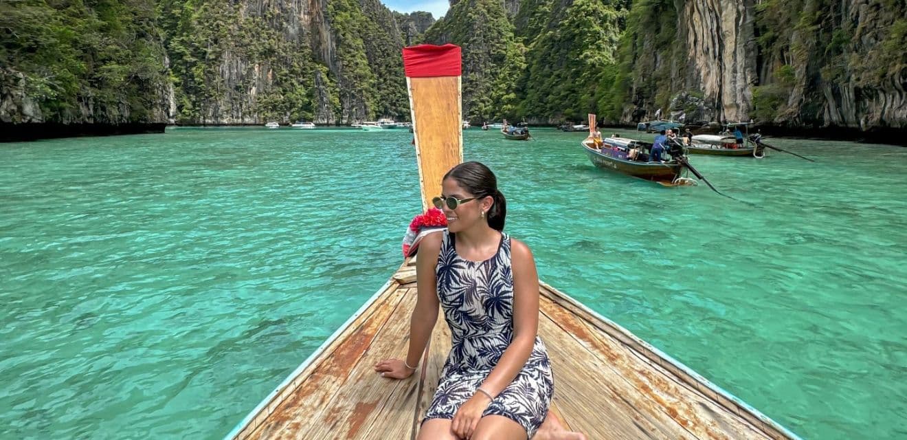 Hero image for Phi Phi Island Private Longtail Boat with Local Guide, Pillow Set & Transfers From Phuket